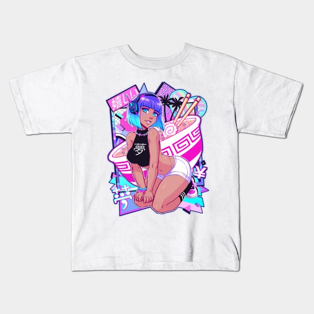 dream girl Kids T-Shirt by iahfy